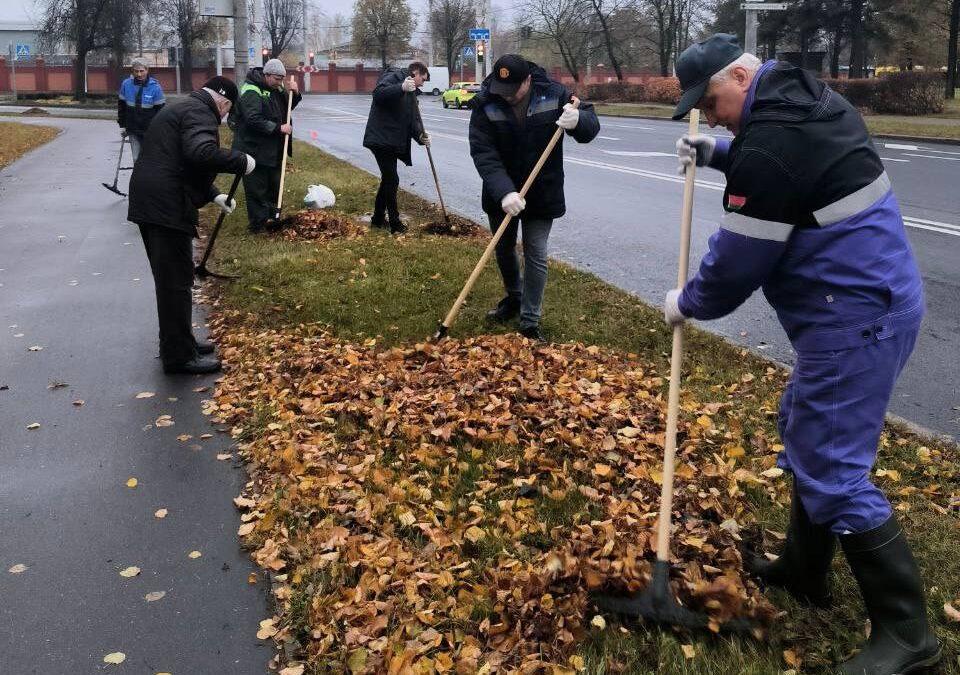 Работники РУП «БЕЛТЭИ» приняли участие в республиканском субботнике